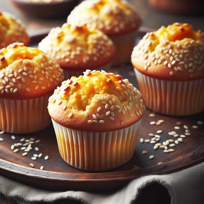 Image of Sesame Cheddar Mini Muffins