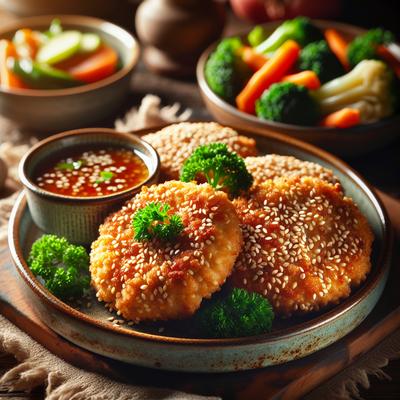 Image of Sesame Chicken Cutlets