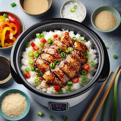 Image of Sesame Chicken Rice Rice Cooker