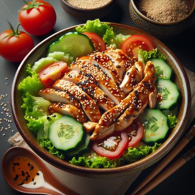 Image of Sesame Chicken Salad for One