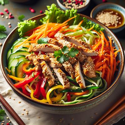 Image of Sesame Chicken Stir Fry Salad