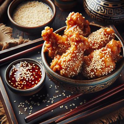 Image of Sesame Chicken with Dipping Sauce