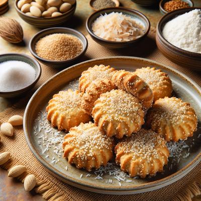 Image of Sesame Coconut Cookies