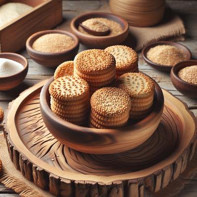 Image of Sesame Cookies Benne Wafers