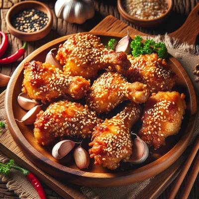 Image of Sesame Fried Chicken Baked