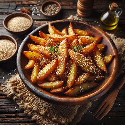 Image of Sesame Fried Potatoes
