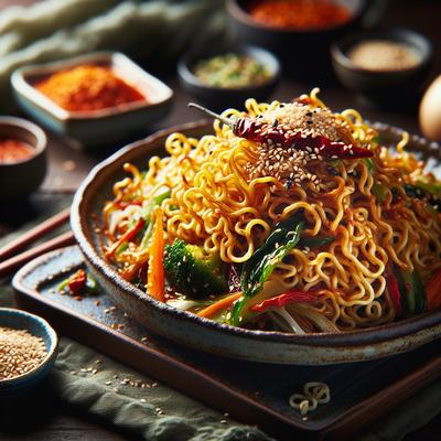 Image of Sesame Fried Ramen
