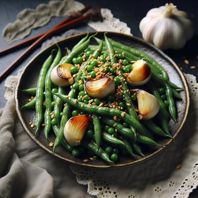 Image of Sesame Garlic Beans