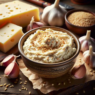 Image of Sesame Garlic Cheese Spread