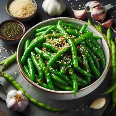 Image of Sesame Garlic Green Beans