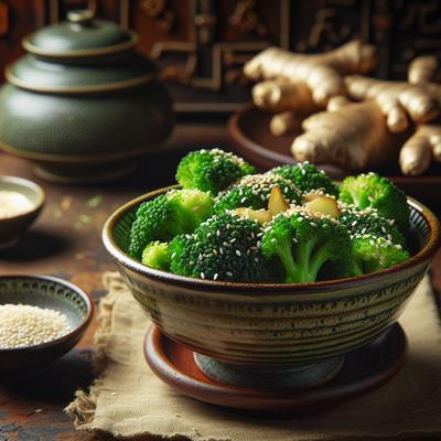 Image of Sesame Ginger Broccoli