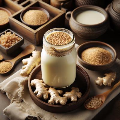 Image of Sesame Ginger Milk