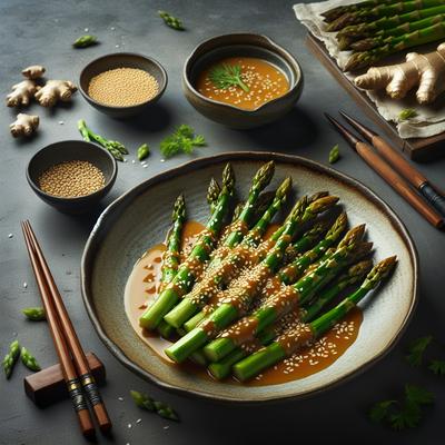 Image of Sesame Ginger Sauce for Asparagus