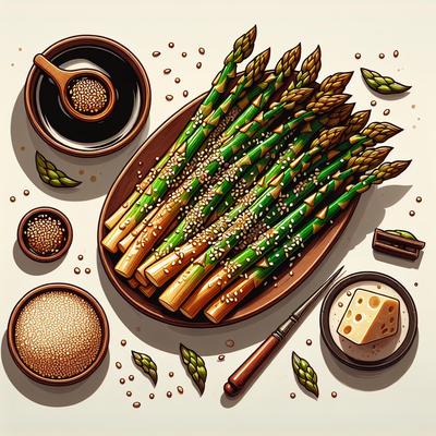 Image of Sesame Glazed Asparagus