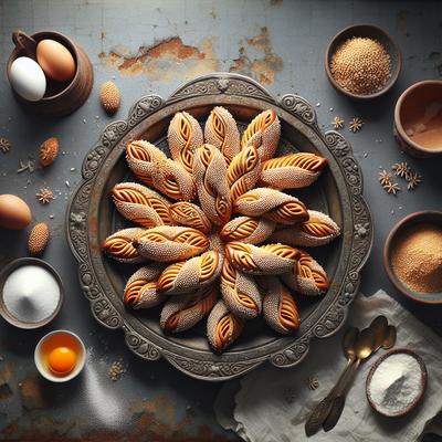 Image of Sesame Greek Easter Cookies Koulourakia
