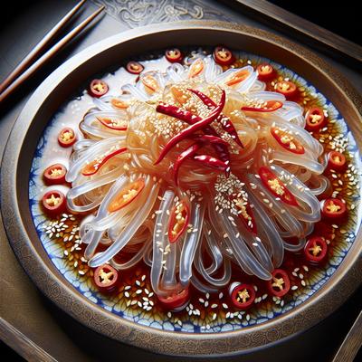Image of Sesame Jellyfish with Chili Sauce