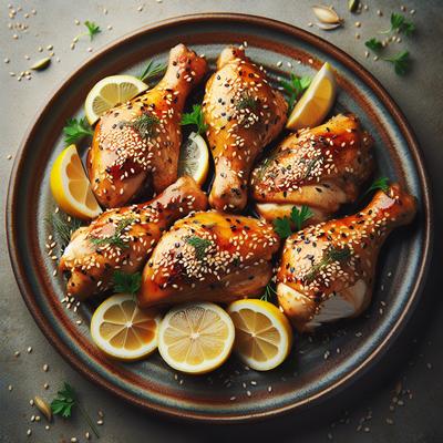 Image of Sesame Lemon Marinated Chicken