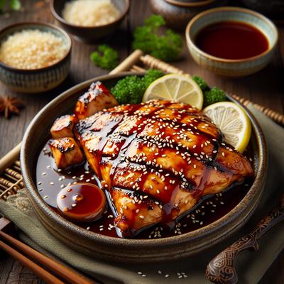 Image of Sesame Maple Grilled Chicken Bbq
