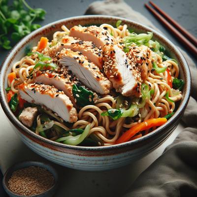 Image of Sesame Noodle Chicken Salad