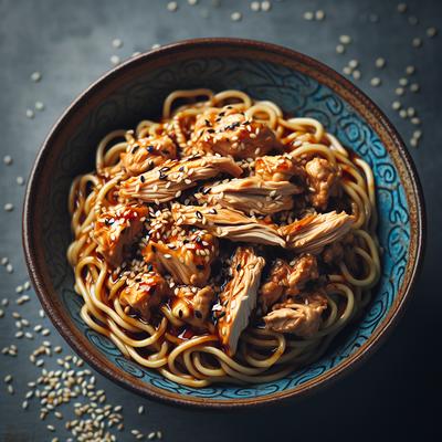 Image of Sesame Noodles with Shredded Chicken