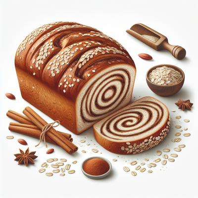 Image of Sesame Oat Cinnamon Swirl Loaf