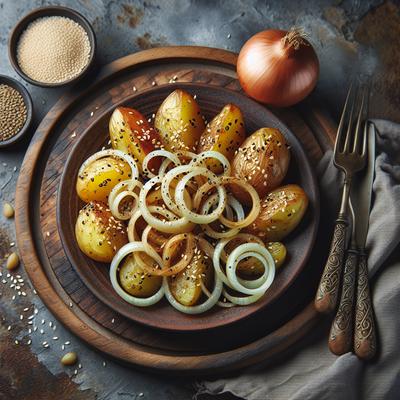 Image of Sesame Onion Potatoes