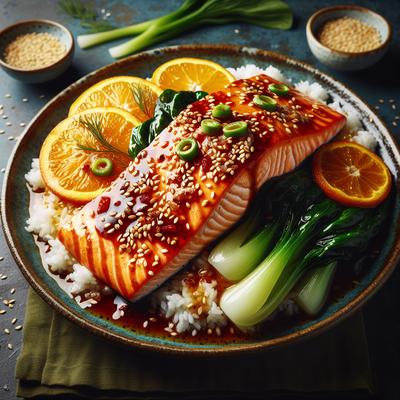 Image of Sesame Orange Salmon Fillets