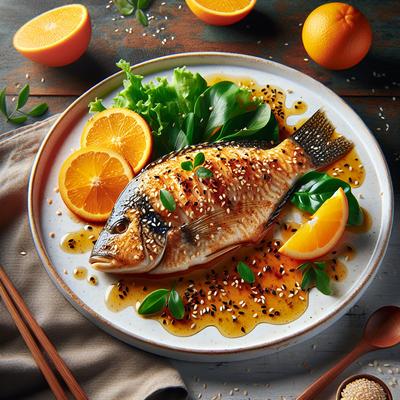 Image of Sesame Orange Tilapia