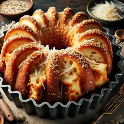 Image of Sesame Parmesan Monkey Bread for Bundt Pan
