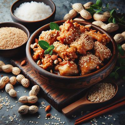 Image of Sesame Peanut Chicken