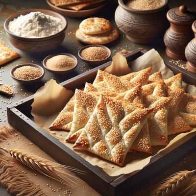 Image of Sesame Pita Crisps