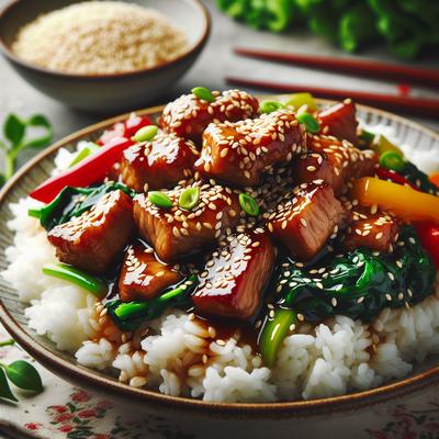 Image of Sesame Pork Rice