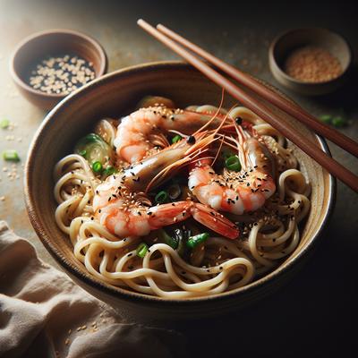 Image of Sesame Shrimp Noodles