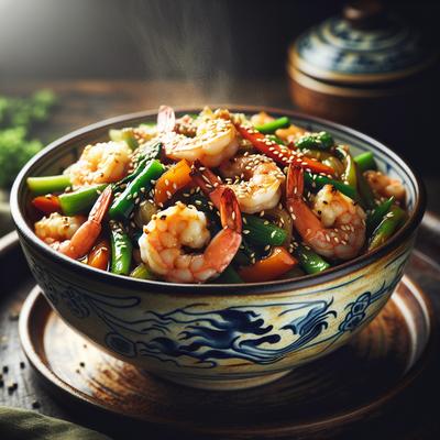 Image of Sesame Shrimp Stir Fry