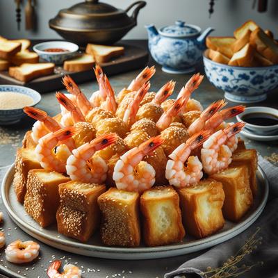 Image of Sesame Shrimp Toasts