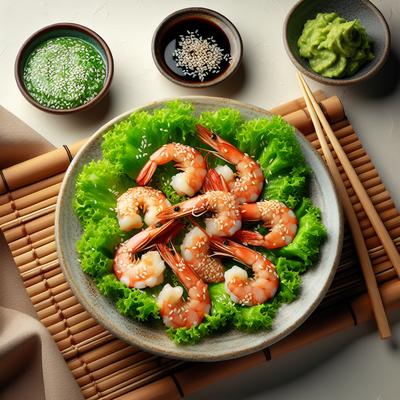 Image of Sesame Shrimp with Wasabi Sauce