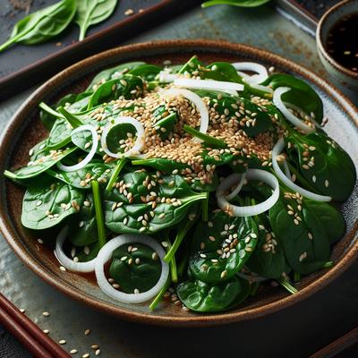Image of Sesame Spinach Salad