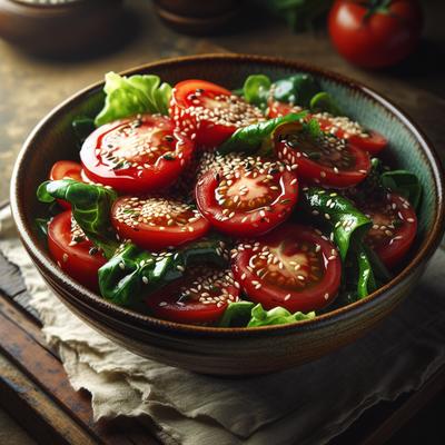 Image of Sesame Tomato Salad