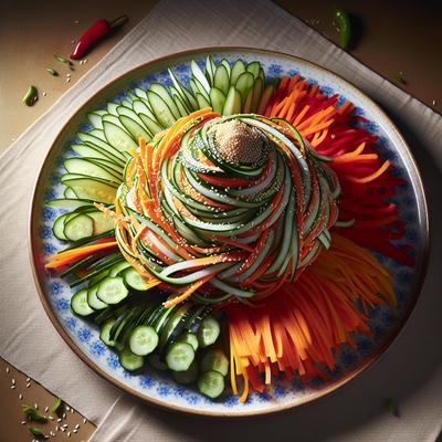 Image of Sesame Vegetable Ribbons