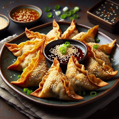 Image of Sesame Wonton Wedges