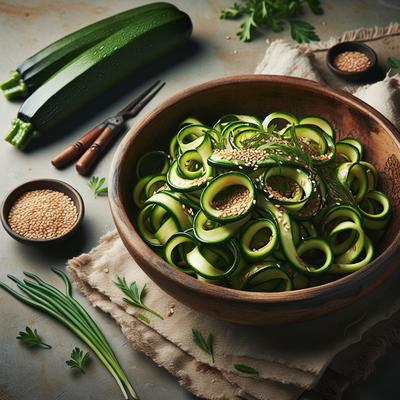 Image of Sesame Zucchini Ribbons