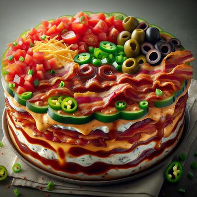 Image of Seven Layer Bbq Bacon Dip