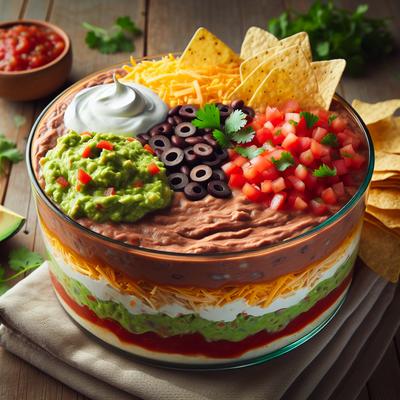 Image of Seven Layer Bean Dip