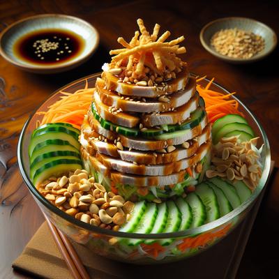 Image of Seven Layer Chinese Chicken Salad