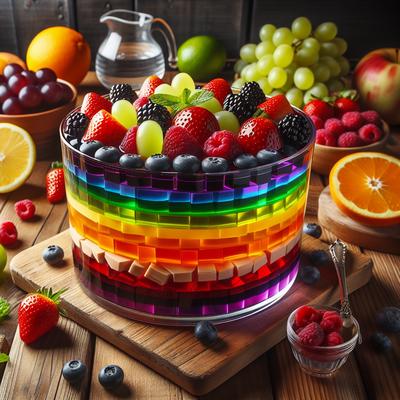 Image of Seven Layer Gelatin Salad