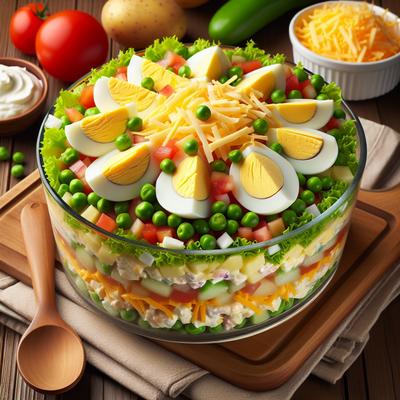Image of Seven Layer Potato Salad