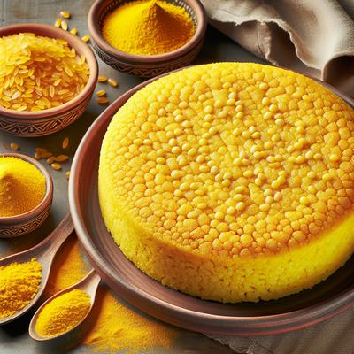 Image of Sfoof Semolina and Turmeric Cake