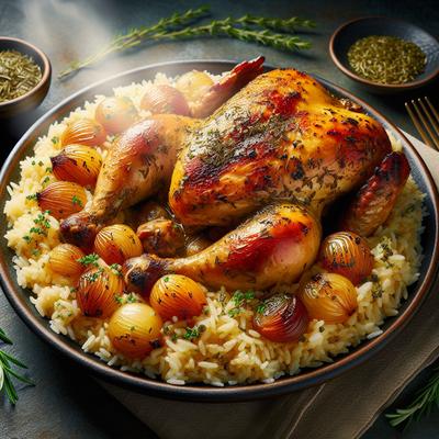 Image of Shabbat Chicken and Rice All in One