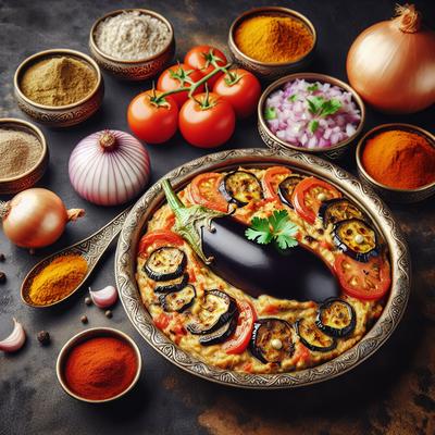 Image of Shahi Baingan Bharta Creamy Roasted Mashed Eggplant