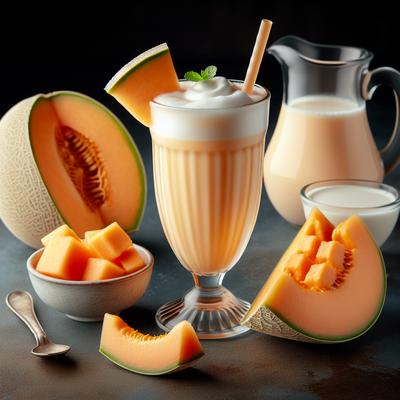 Image of Shake Summer Heat with Cantaloupe Milkshake